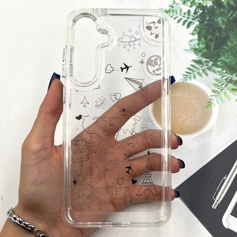 قاب گوشی Galaxy S24 FE سامسونگ Cutie Pop شفاف فانتزی ضد ضربه ایربگ دار طرح فانتزی کد 794387