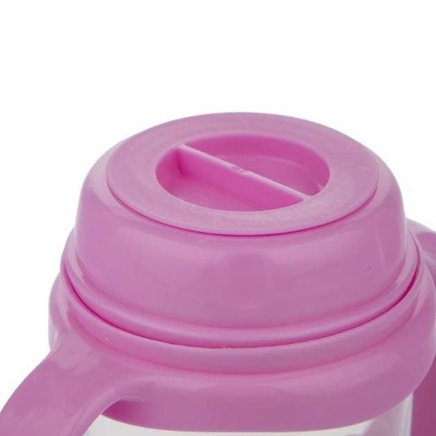 شیرخوری ارتودنسی دسته دار بیبی لند baby land کد 407 حجم 300 میل همه رنگ ها — تصویر ۵
