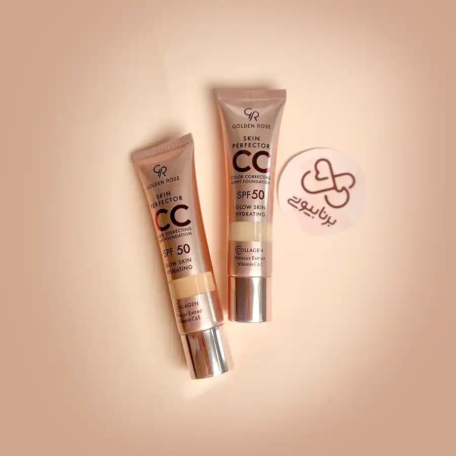 سی‌سی کرم گلدن رز Skin Perfector SPF50 حجم ۳۰ میلی‌لیتر | شماره‌های 101 تا 106