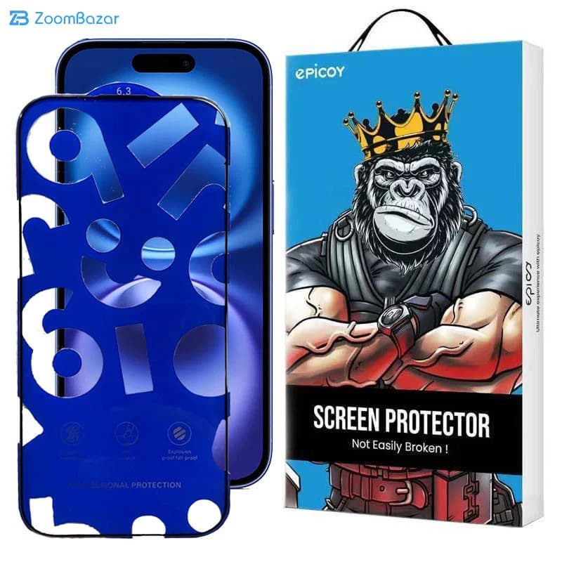 گلس اپیکوی مدل OGBRO مناسب برای گوشی موبایل اپل iPhone 16 / 15 / 14 Pro — تصویر ۲