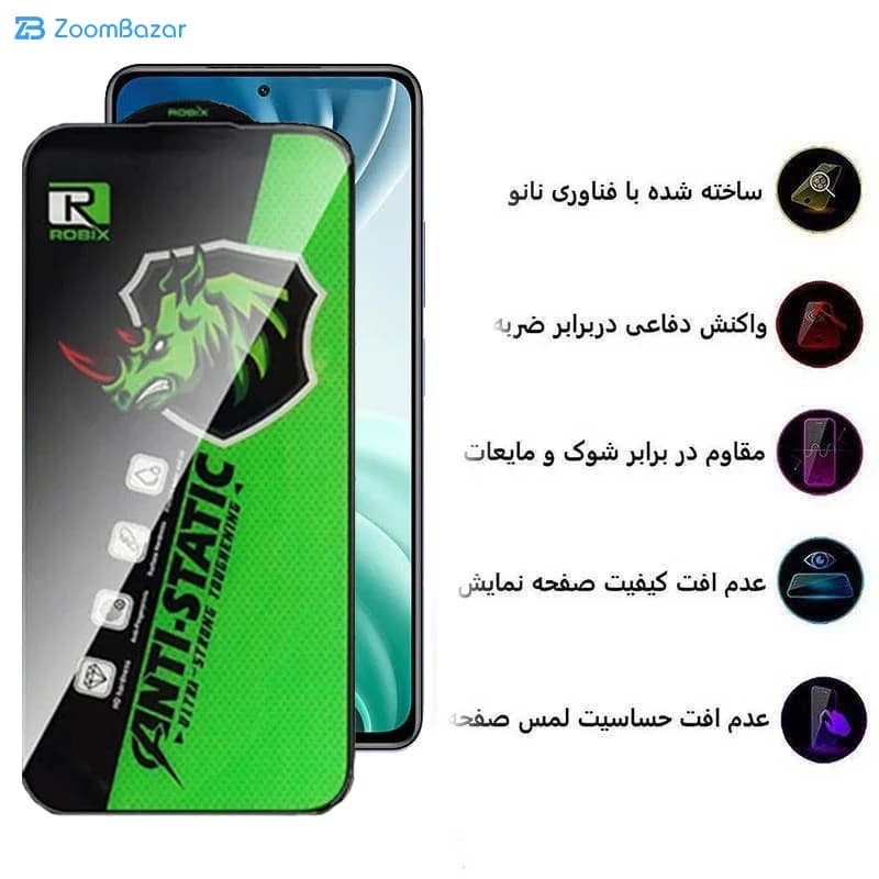 گلس اپیکوی مدل Rhino Robix مناسب برای گوشی موبایل شیائومی Mi 11i/Mi 11X/11i — تصویر ۵