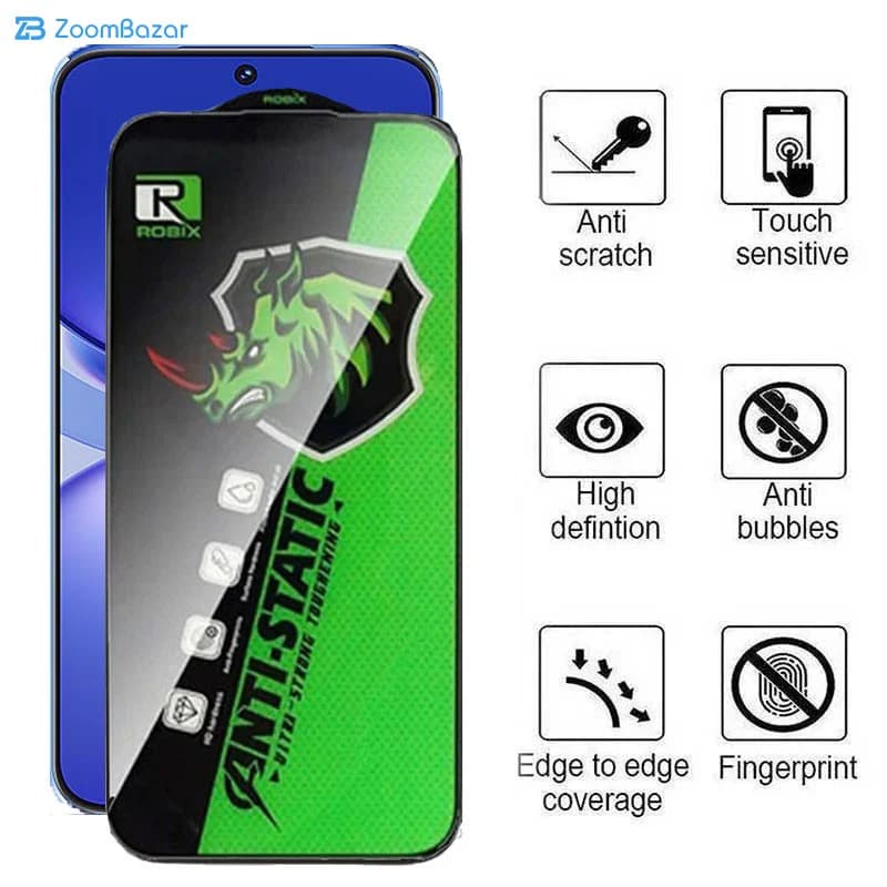 گلس اپیکوی مدل Rhino Robix مناسب برای گوشی موبایل هوآوی Nova 12s/12i/Pura 70 Pro/Pura 70 Ultra — تصویر ۴