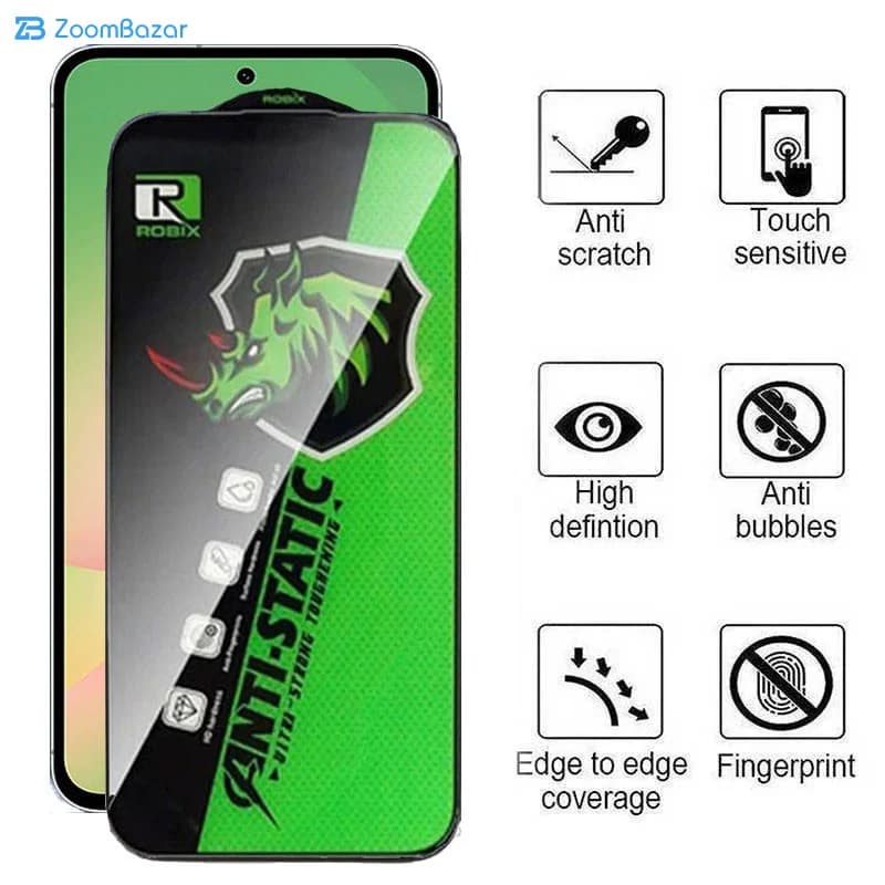 گلس اپیکوی مدل Rhino Robix مناسب برای گوشی موبایل سامسونگ Galaxy A56/A36/S24 FE — تصویر ۵