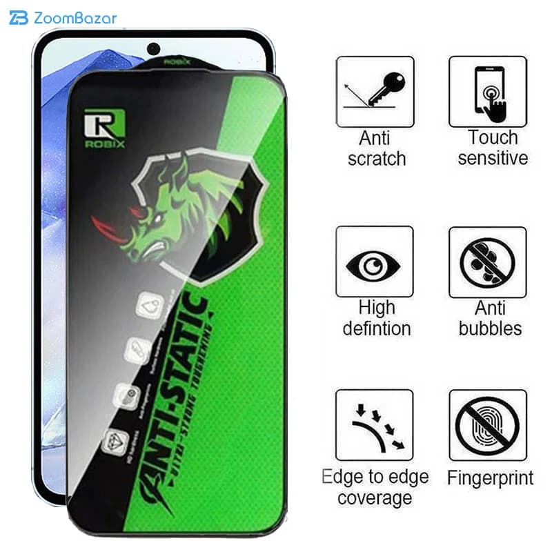 گلس اپیکوی مدل Rhino Robix مناسب برای گوشی موبایل سامسونگ Galaxy A55/A35/M35 — تصویر ۶