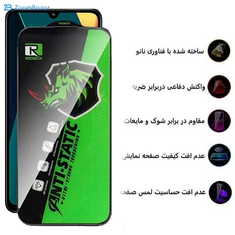 گلس اپیکوی مدل Rhino Robix مناسب برای گوشی موبایل شیائومی Poco C75 4G/5G /Redmi A4/A3 Pro — تصویر ۶