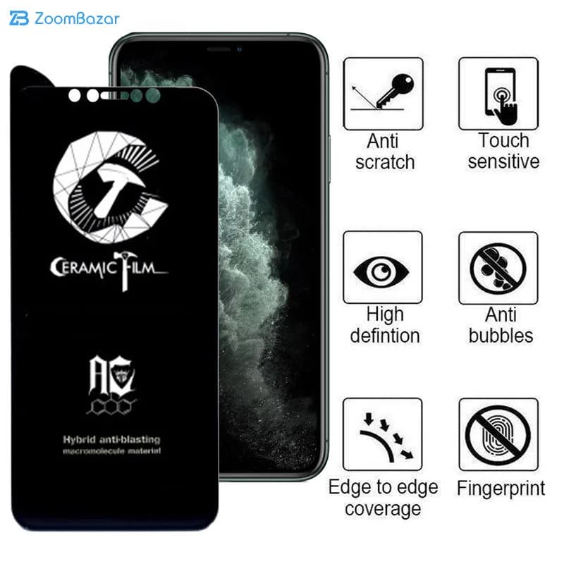 گلس مات اپیکوی مدل CR7-M مناسب برای گوشی موبایل اپل iPhone 11 Pro / XS / X — تصویر ۵