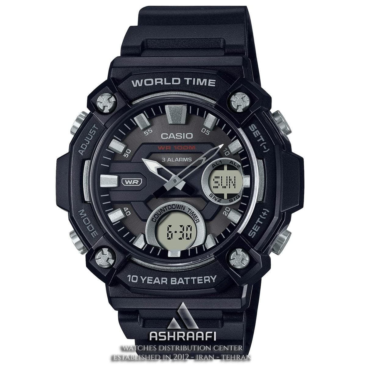 ساعت مردانه کاسیو Casio AEQ-120W-1AV
