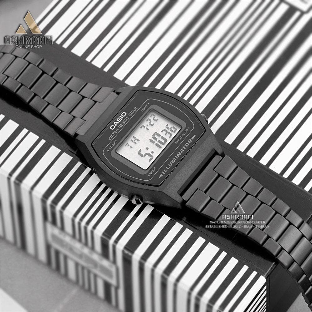 ساعت کاسیو نوستالژیک مشکی Casio B640WB-1A — تصویر ۳