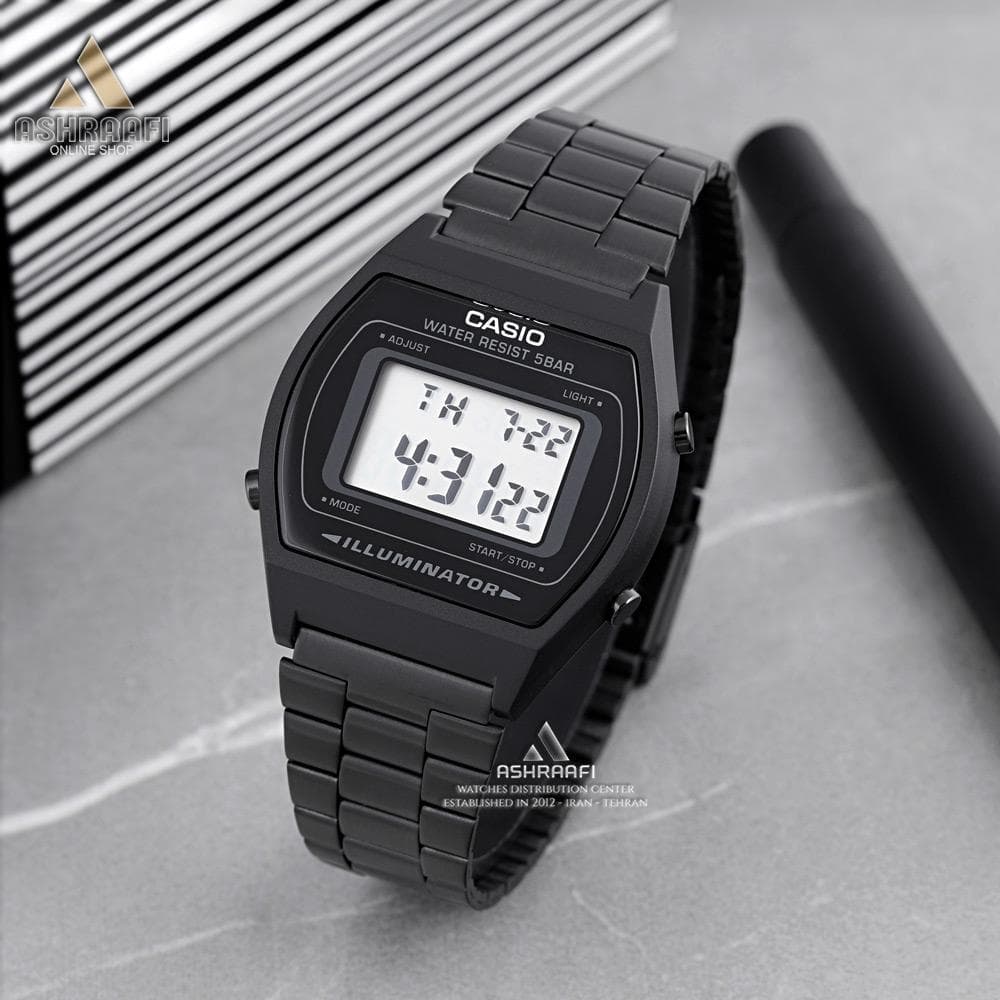 ساعت کاسیو نوستالژیک مشکی Casio B640WB-1A — تصویر ۲