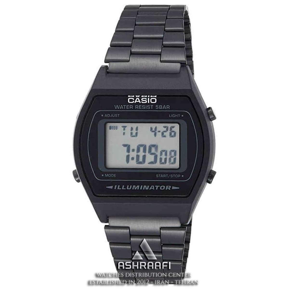 ساعت کاسیو نوستالژیک مشکی Casio B640WB-1A