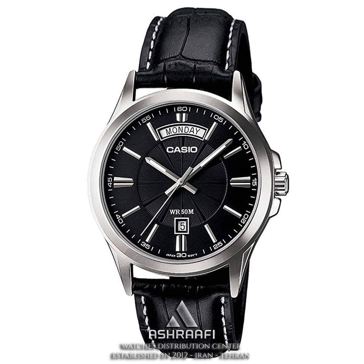ساعت کاسیو بند چرمی Casio MTP-1381L-1AV
