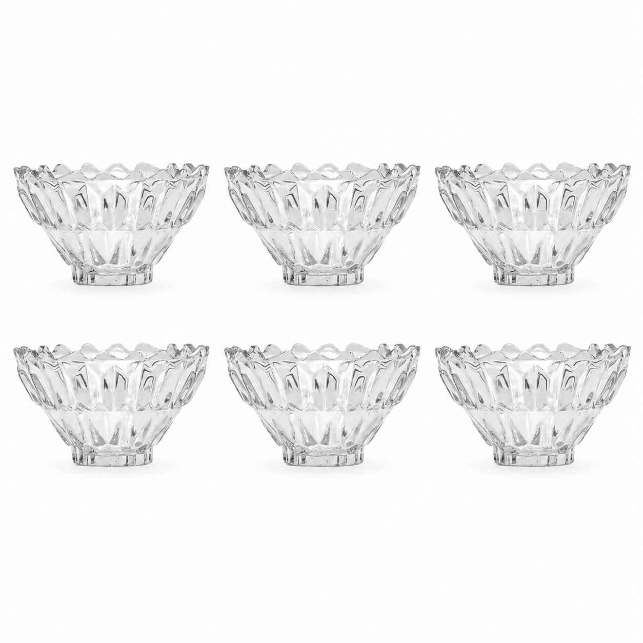 کاسه بلور کاوه مدل مانیلا 12 (بسته 6 عددی)