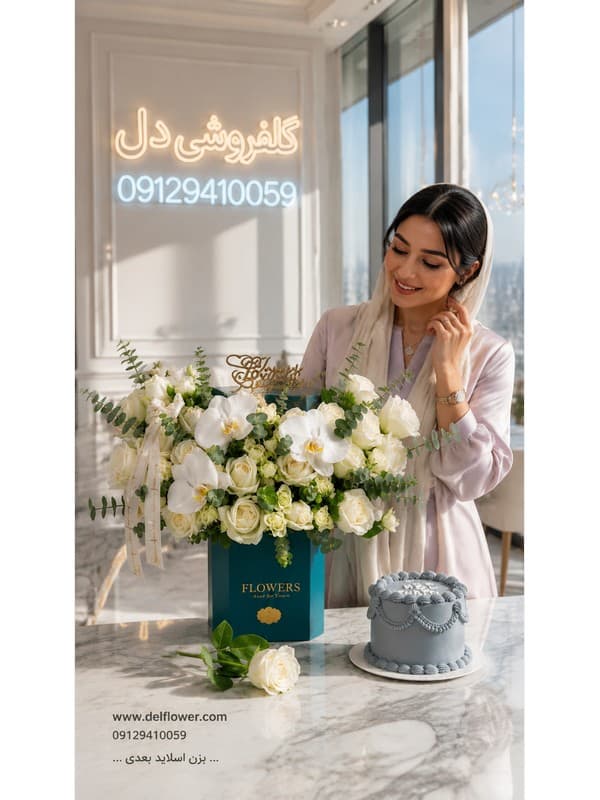 آنلاین باکس گل تولد پسر در لویزان باکس گل تولد