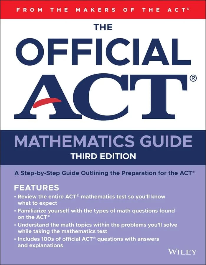 و دانلود نسخه کامل کتاب The Official ACT Mathematics Guide | کتاب خارجی | کتاب زبان اصلی