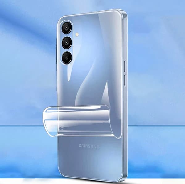 نانو برچسب شفاف پشت گوشی Samsung Galaxy A06 — تصویر ۴