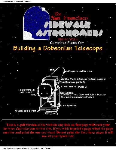 دانلود کتاب How to Build a Dobsonian Telescope