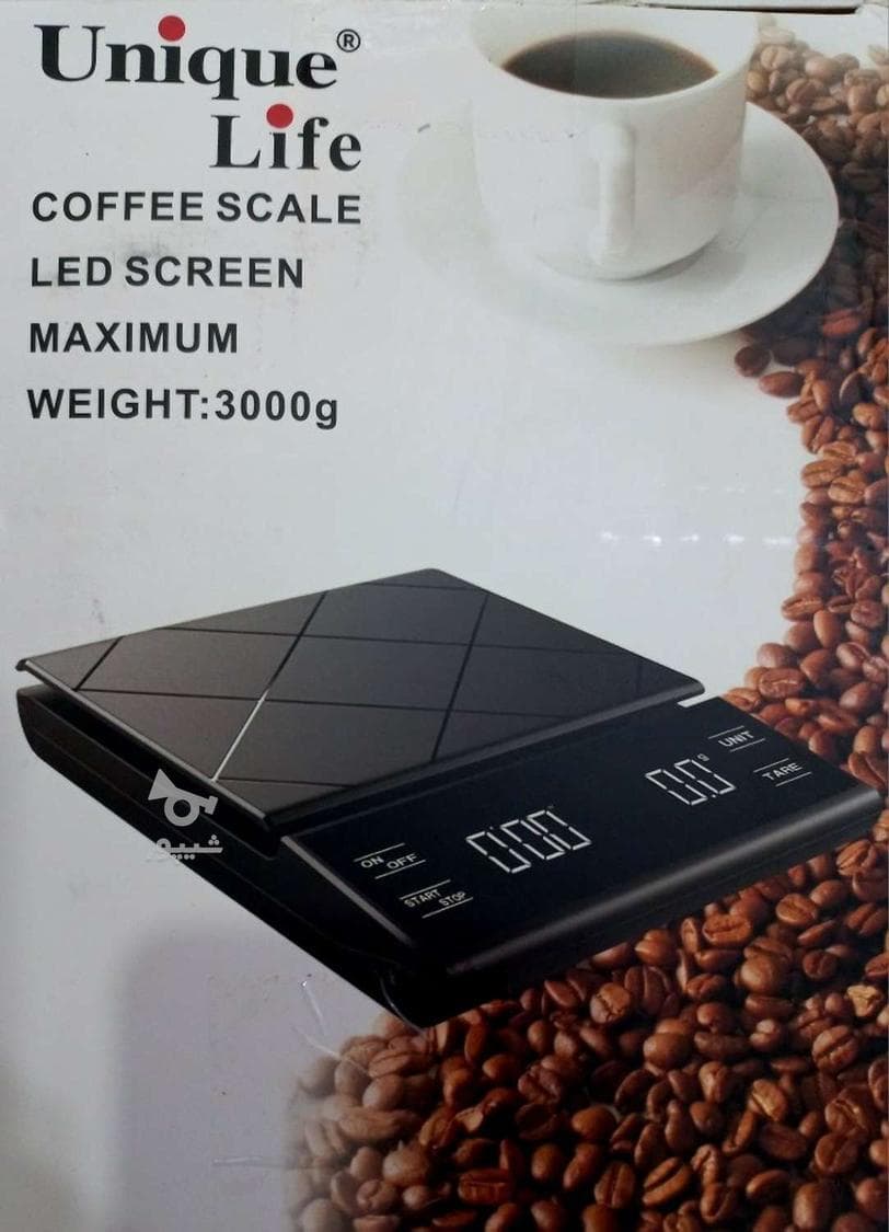 ترازو قهوه تایمردار لمسی یونیک (Unique) لایف مدل EK6012