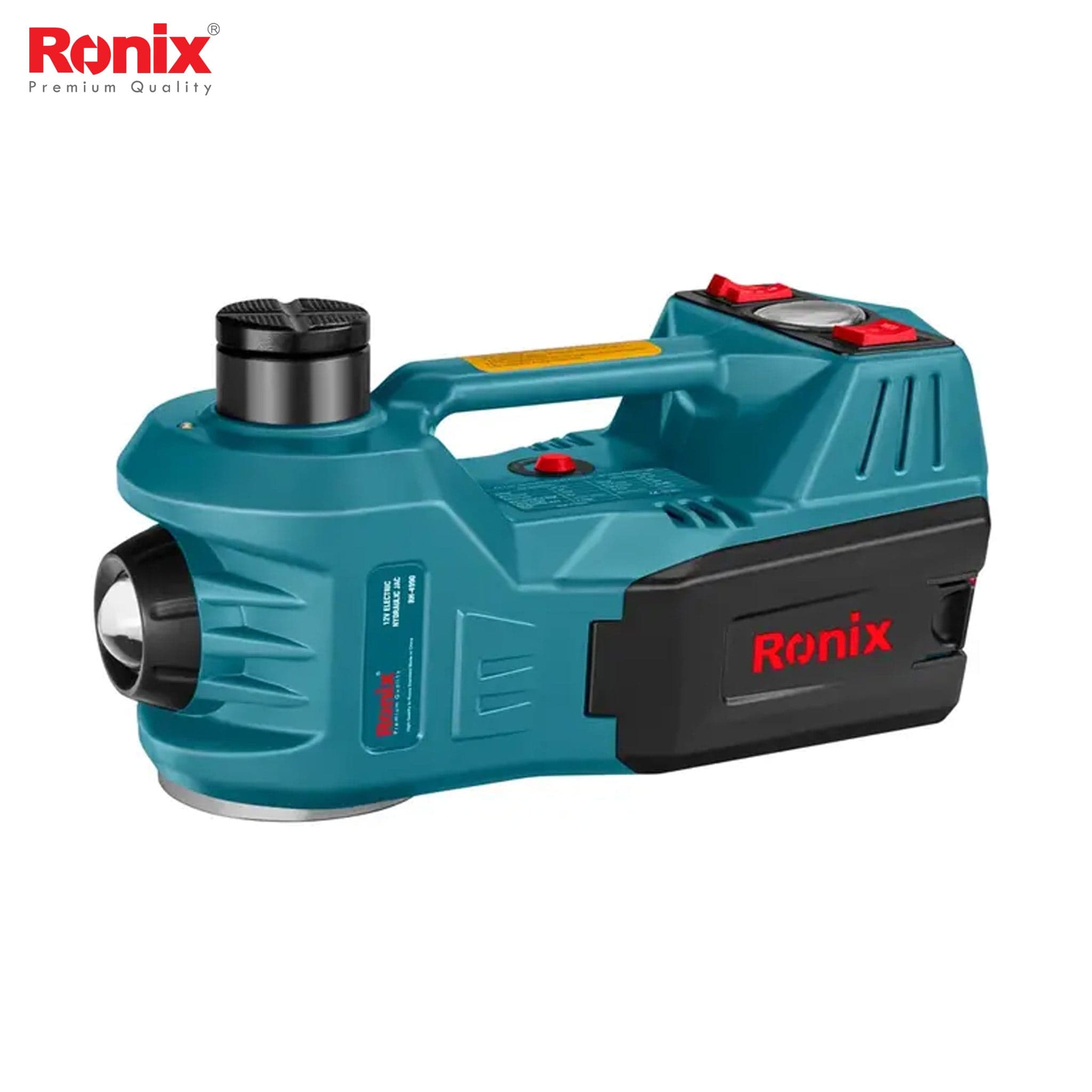 جک هیدرولیکی برقی خودرو 12 ولت رونیکس مدل RONIX RH-4990 همراه بادکننده