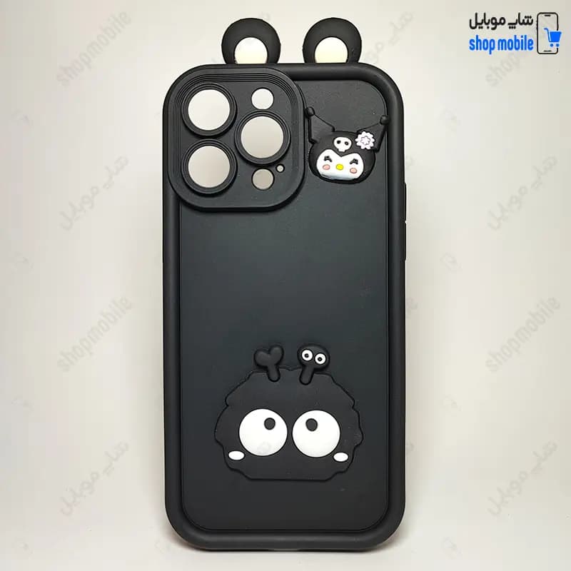 قاب گوشی آیفون 13 پرو مکس (کاور عروسکی گوش دار طرح میکروب هپل)
