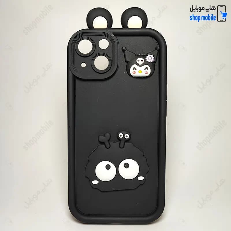 قاب گوشی آیفون 13 (کاور عروسکی گوش دار طرح میکروب هپل)