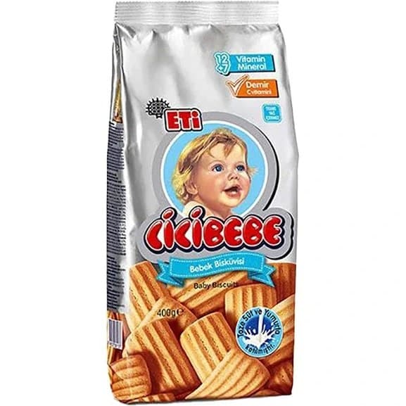 بیسکویت غذای کمکی کودک اتی چیچی ببه (Eti CiciBebe) ۴۰۰ گرمی – حاوی انواع ویتامین و مواد معدنی انقضا ۲۰۲۷.۰۳