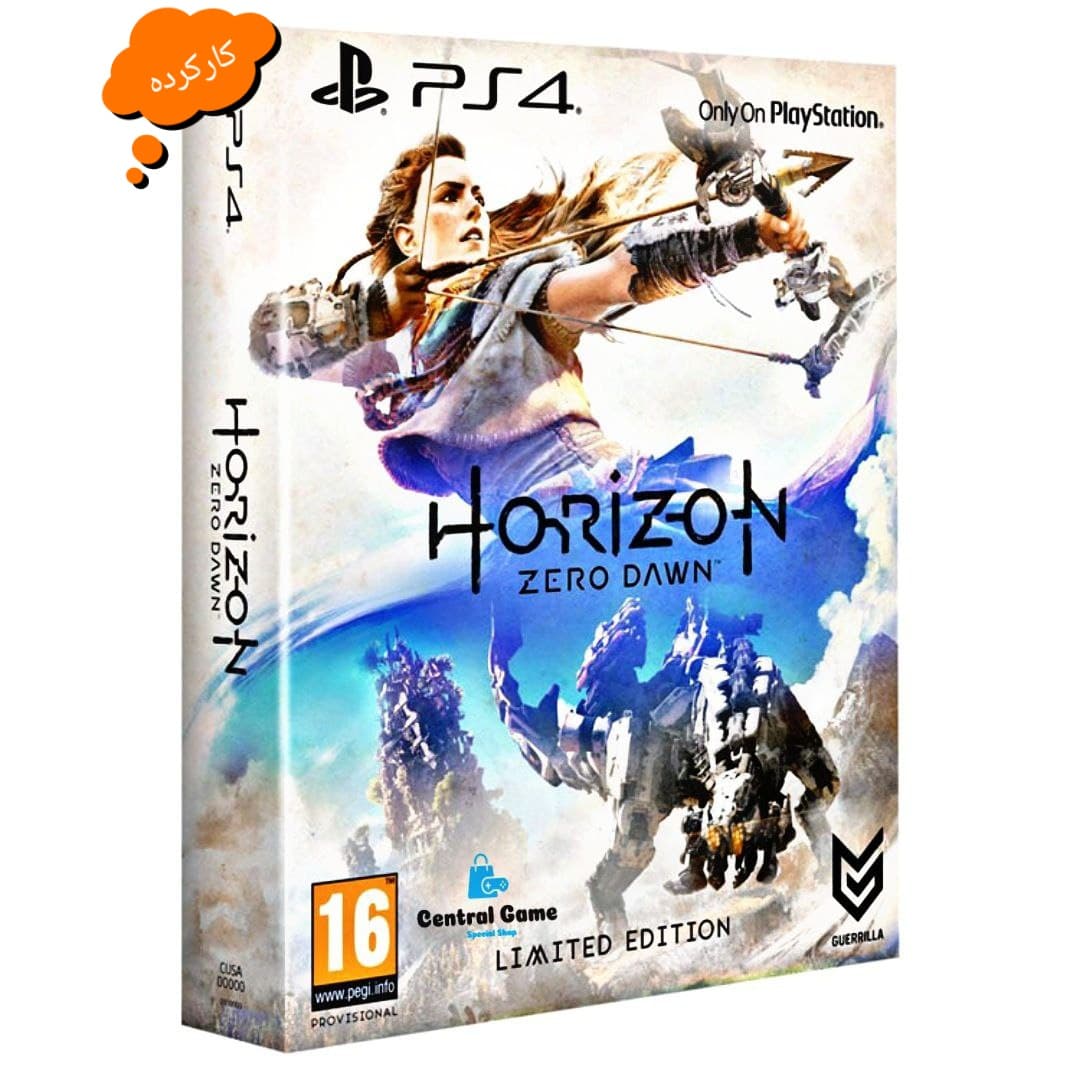 دیسک بازی Horizon Zero Dawn Limited Edition Ps4 کارکرده