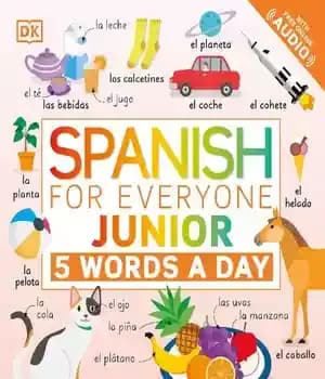 دانلود کتاب Spanish for Everyone Junior, 5 Words a Day