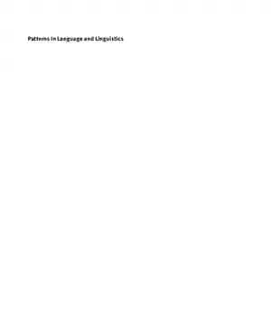 دانلود کتاب Patterns in Language and Linguistics: New Perspectives on a Ubiquitous Concept