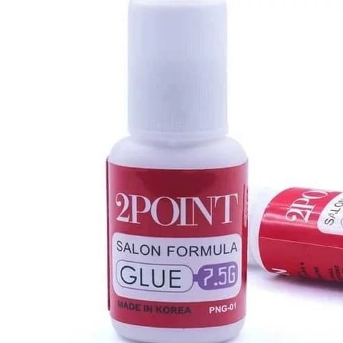 چسب کاشت ناخن توپوینت 2Point فرچه‌دار ۷ گرمی (عمده و تک)