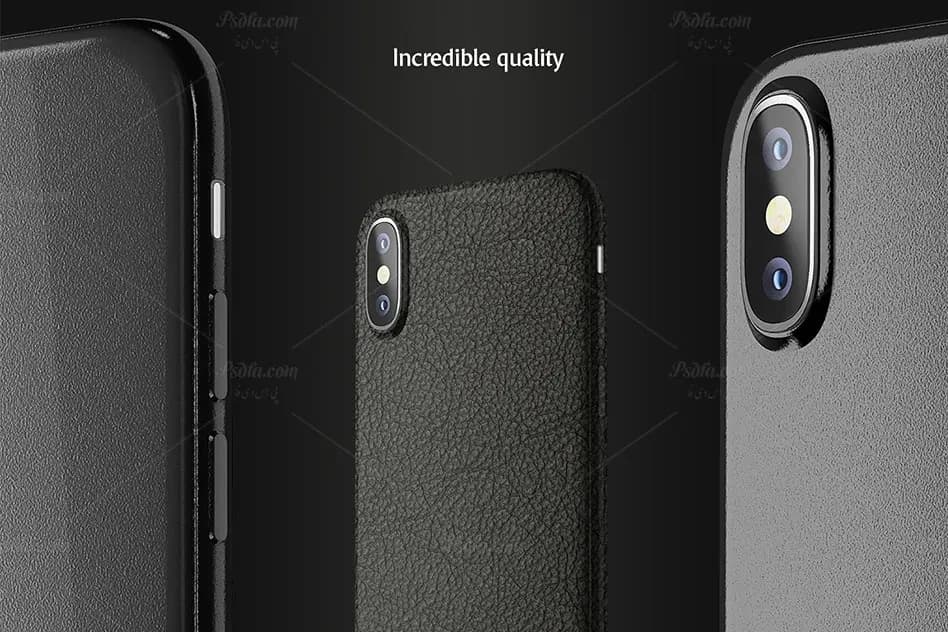 موکاپ قاب و کاور iPhone X متحرک (GIF, MP4) لایه باز برای فتوشاپ — تصویر ۷