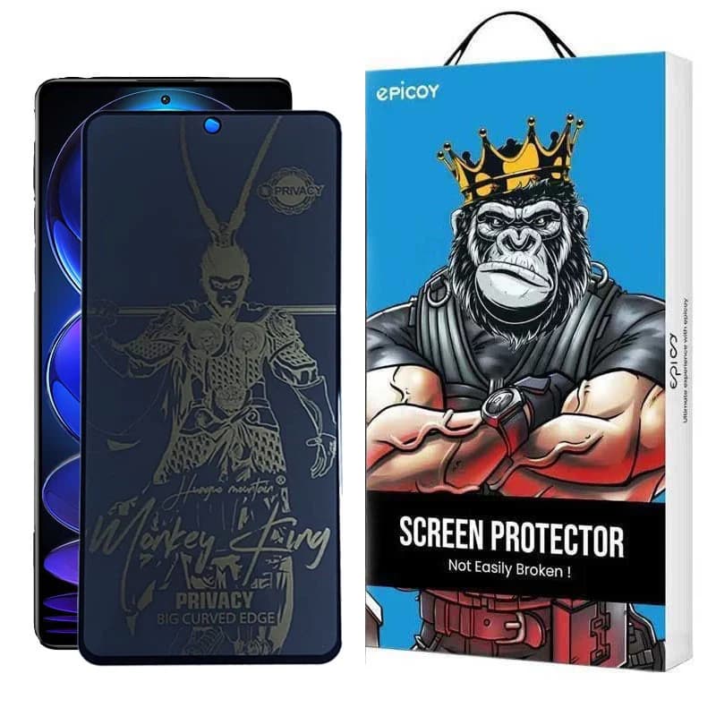 گلس اپیکوی مدل wukong privacy مناسب برای گوشی موبایل شیائومی Redmi Note 12 Pro Plus /Note 12 Turbo /Note 12 Pro 4G/5G /Note 12 4G/5G /Note 12 (china)
