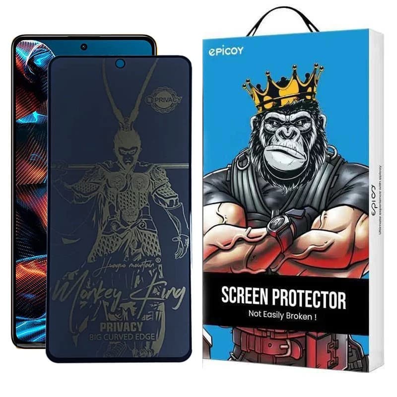 گلس اپیکوی مدل wukong privacy مناسب برای گوشی موبایل شیائومی Poco X5 Pro /X5 /X4 Pro 5G /X3 Pro /X3 NFC /X3 /X2