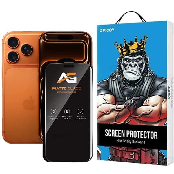 گلس مات اپیکوی مدل AG Matte Etching مناسب برای گوشی موبایل اپل iPhone 16 Pro — تصویر ۹