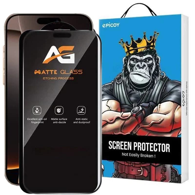 گلس مات اپیکوی مدل AG Matte Etching مناسب برای گوشی موبایل اپل iPhone 16 Pro