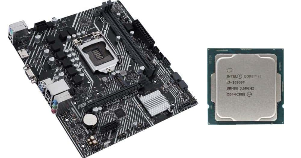 باندل مادربرد ایسوس و پردازنده اینتل ASUS Prime H510M-K + Intel Core i3 10100F Stock – گارانتی تا خرداد 1404