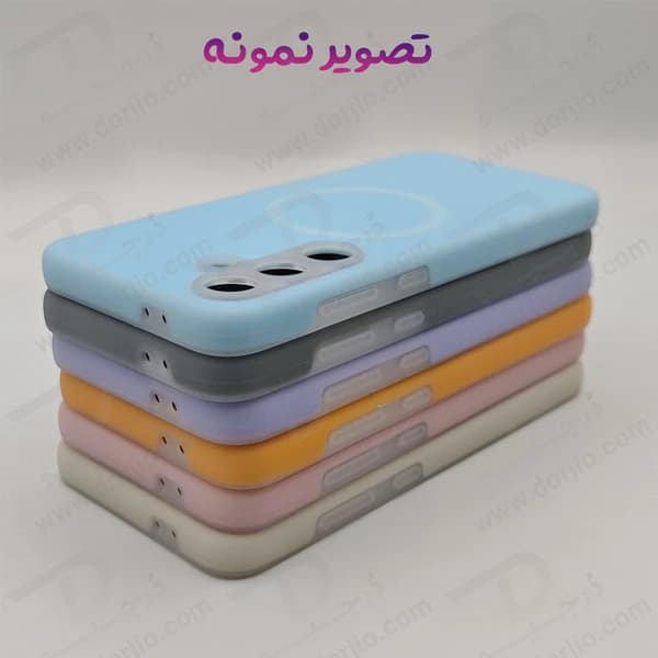 گارد سیلیکون دو لایه مگ سیف اورجینال Samsung Galaxy S25 FE — تصویر ۵