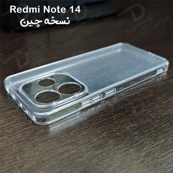 کریستال کاور تمام شفاف Xiaomi Redmi Note 14 5G نسخه چین — تصویر ۵