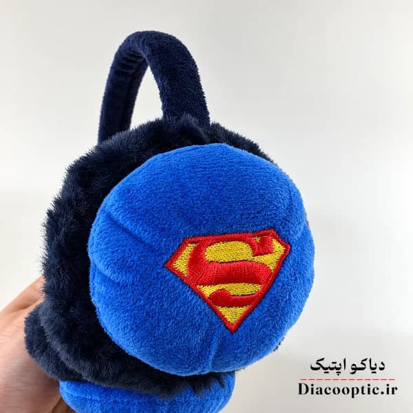گوشگیر بچگانه خزدار عروسکی مدل سوپر من ک 74 — تصویر ۶