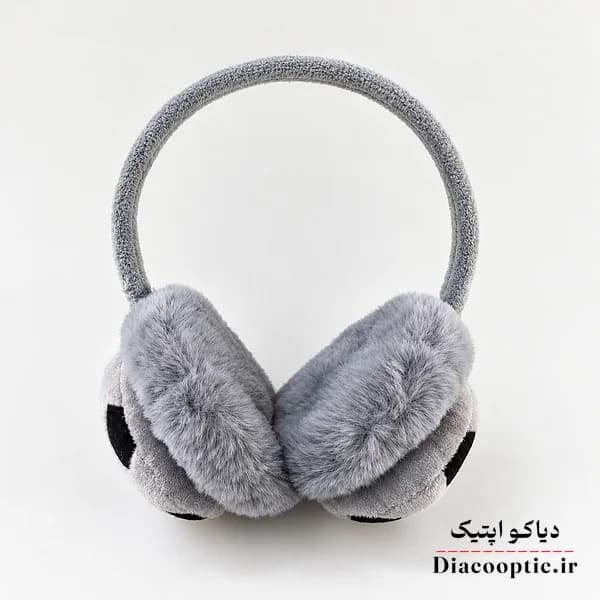 گوشگیر بچگانه خزدار عروسکی مدل توپی کد 72 — تصویر ۴