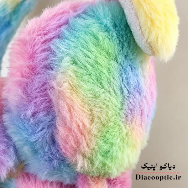 گوشگیر پمپی چراغ دار بچگانه بلند تمام خز کد 7010 — تصویر ۵