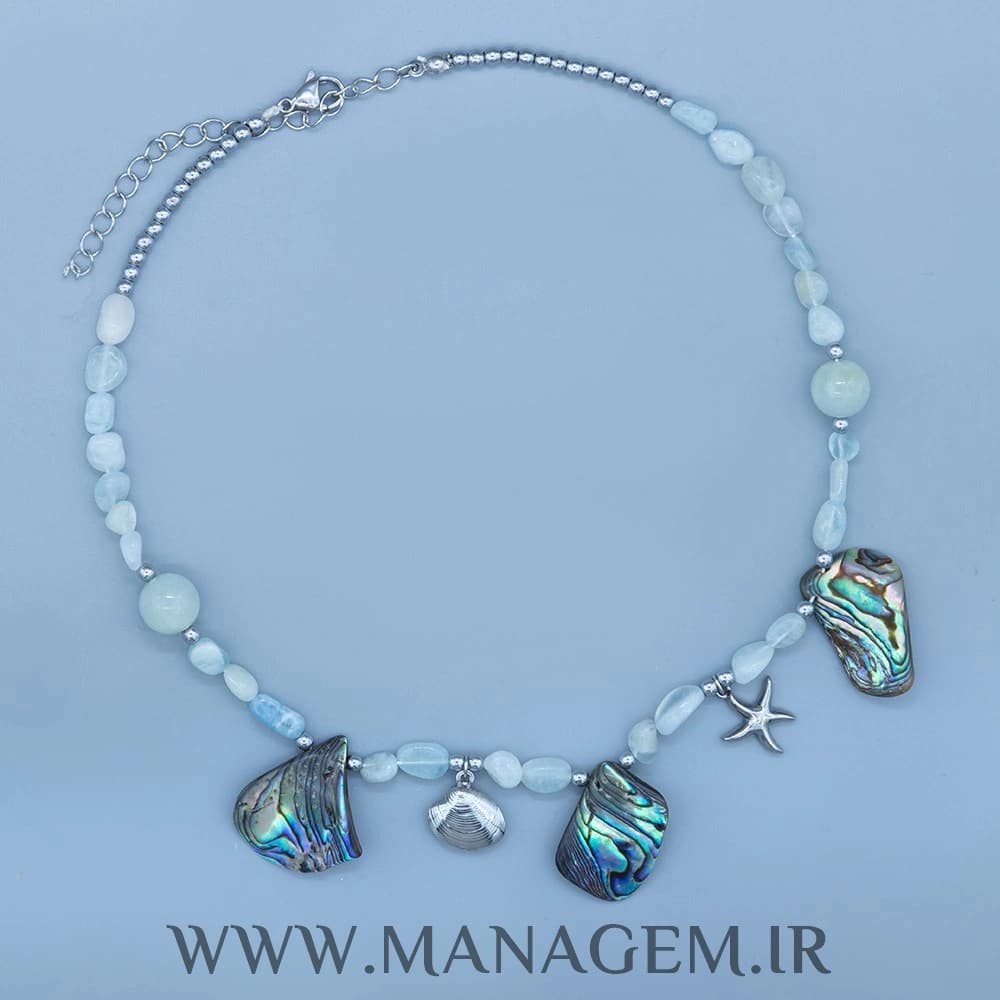 چوکر ستاره و آکوامارین