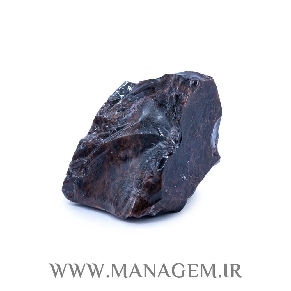 سنگ راف ابسیدین ماهگونی