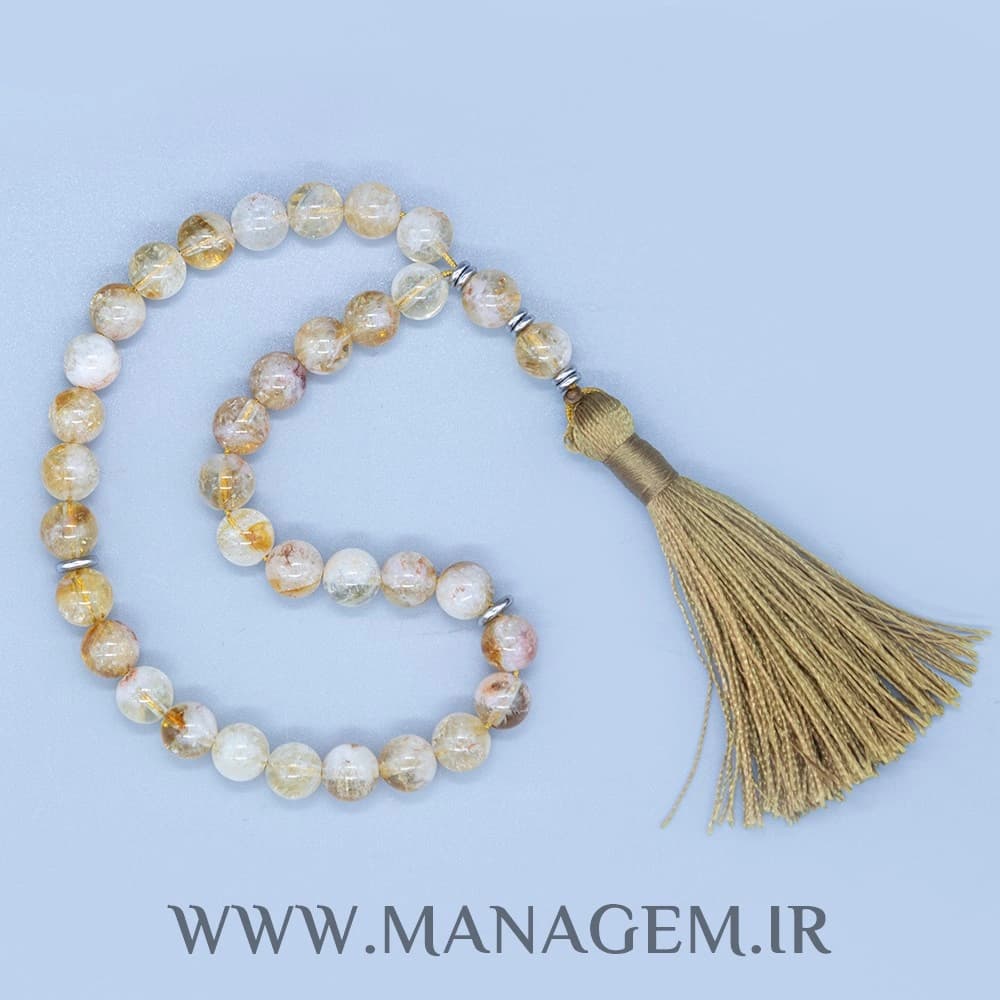 تسبیح سیترین ۳۳ عددی