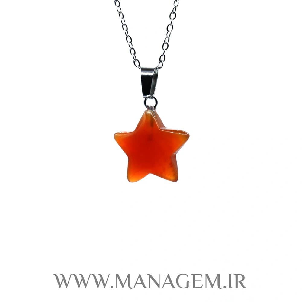 گردنبند ستاره کارنلیان