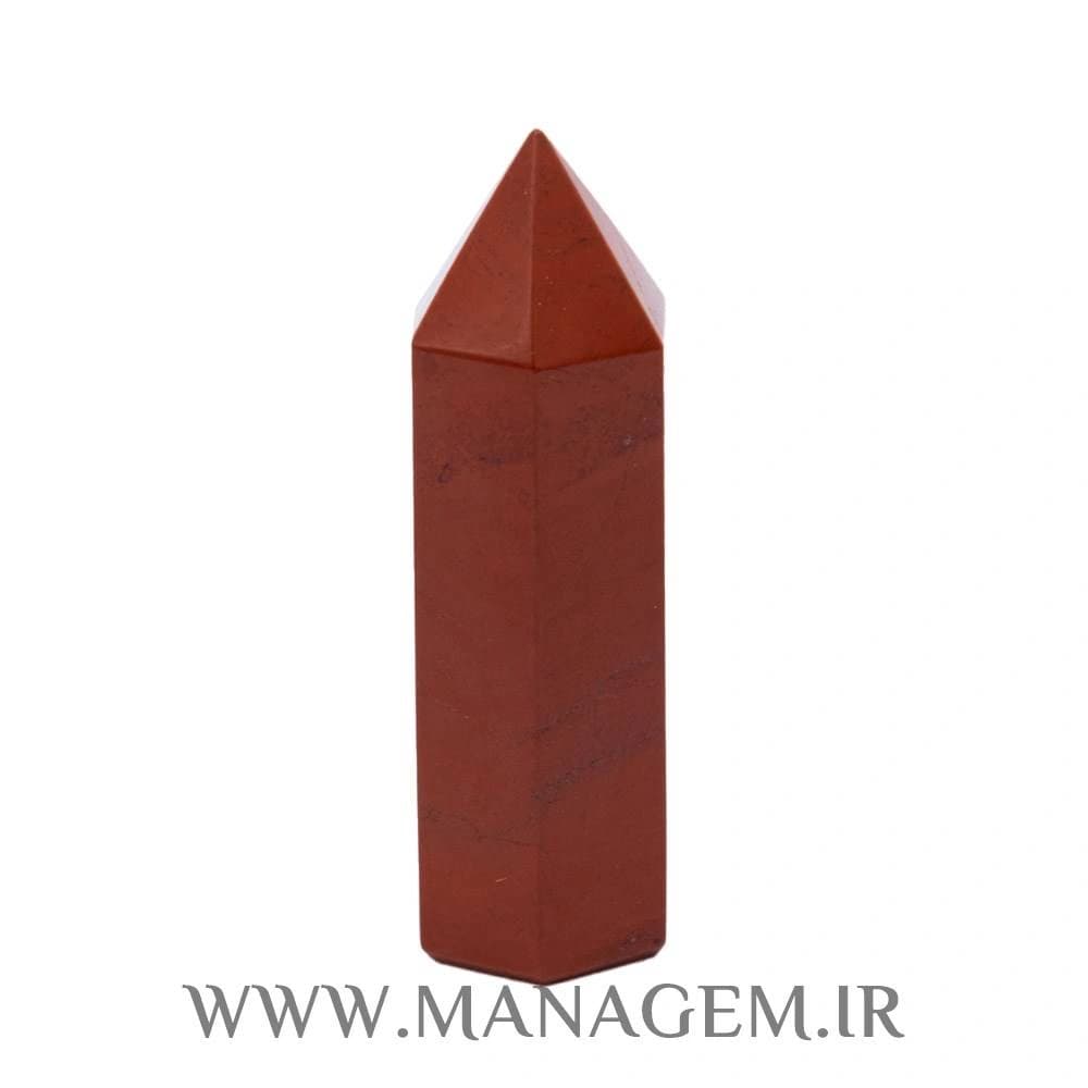 منشور سنگ جاسپر قرمز