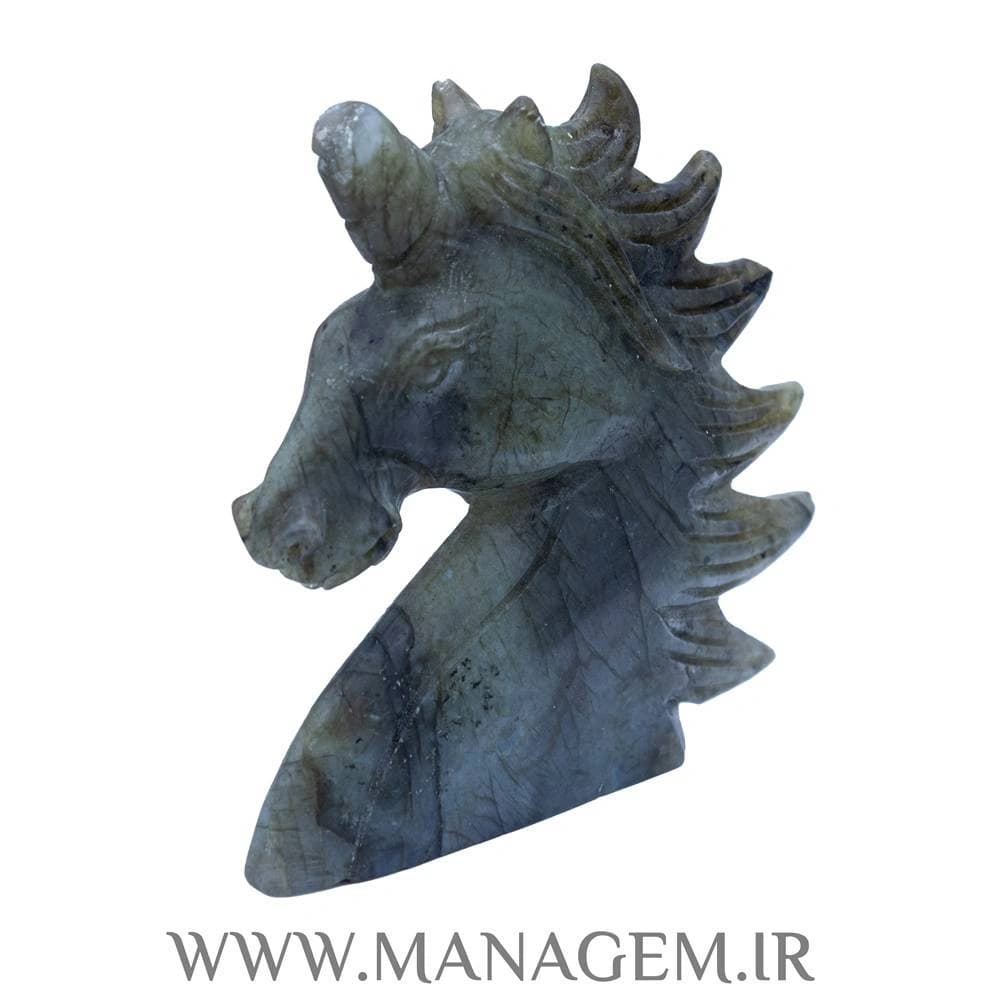 مجسمه یونیکورن لابرادوریت