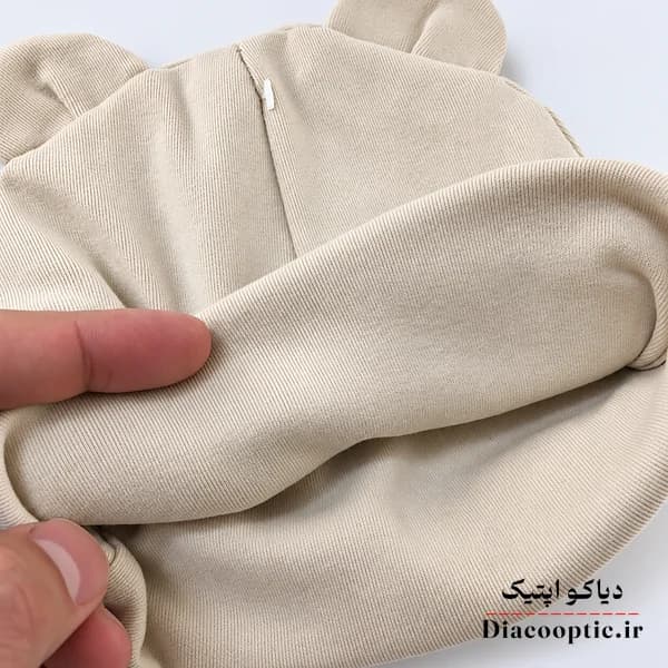 کلاه تک نوزادی عروسکی مدل تریکو کش بافت کد 1251 — تصویر ۴