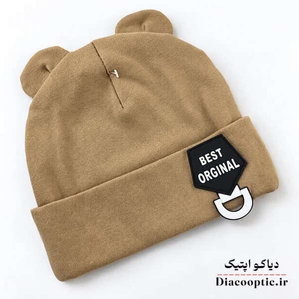 کلاه تک نوزادی عروسکی مدل تریکو کش بافت کد 1251 — تصویر ۶