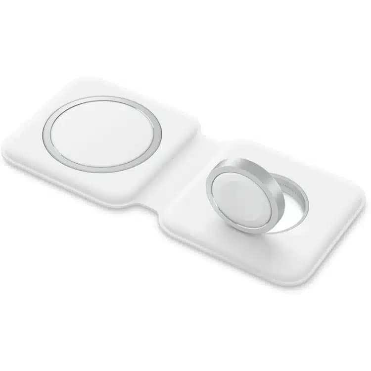 شارژر MagSafe Duo اپل + سوزن سیم‌کارت طرح دایره — تصویر ۴