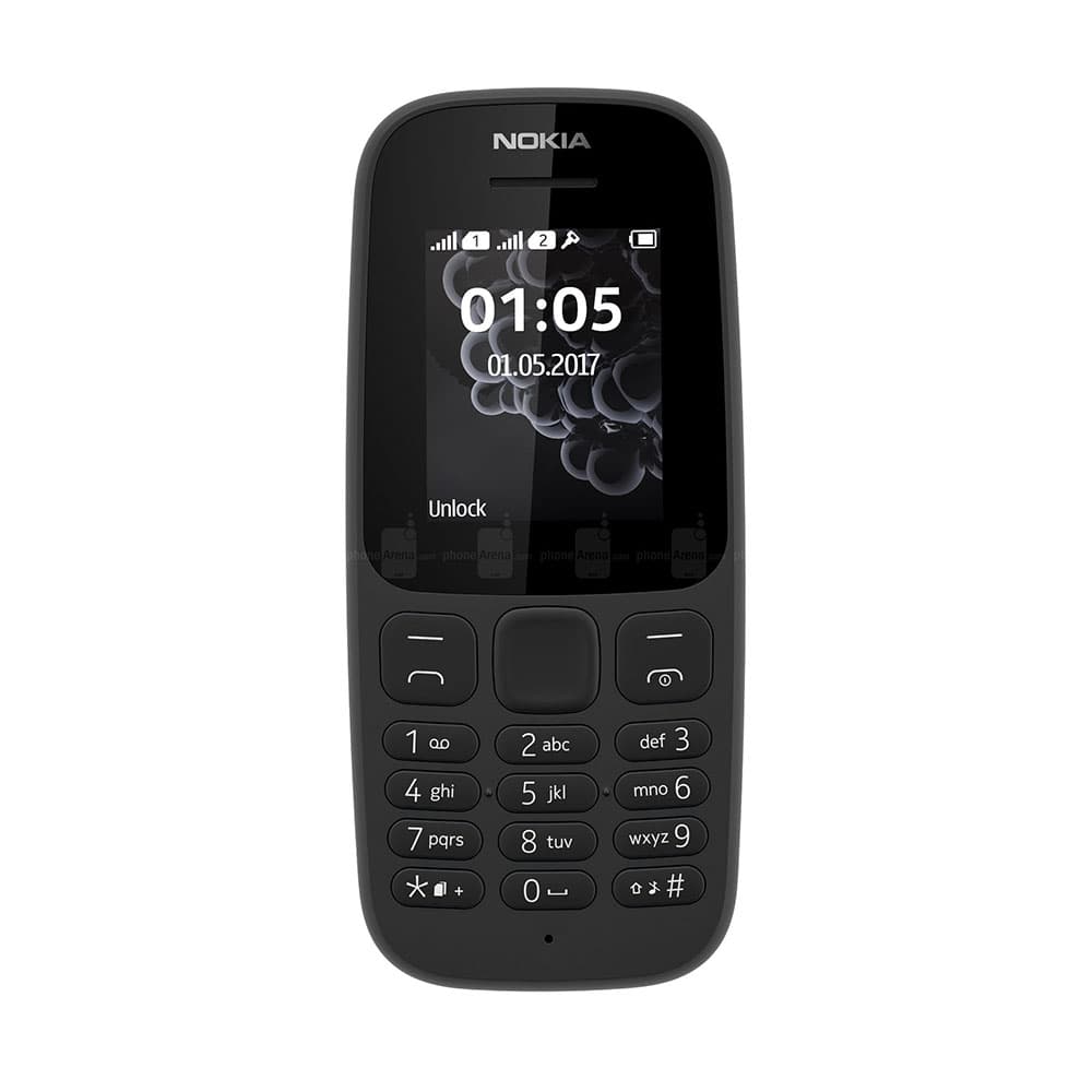 قاب و شاسی کامل گوشی نوکیا Nokia 105 2017 به همراه درب پشت — تصویر ۲